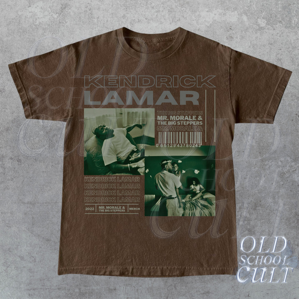 Kendrick Lamar Vintage 90s Inspired T-Shirt Retro Y2k Graphic Unisex Shirt Kendrick Lamar Merch Oversize Brown Tee Cute Gift - 4.jpg