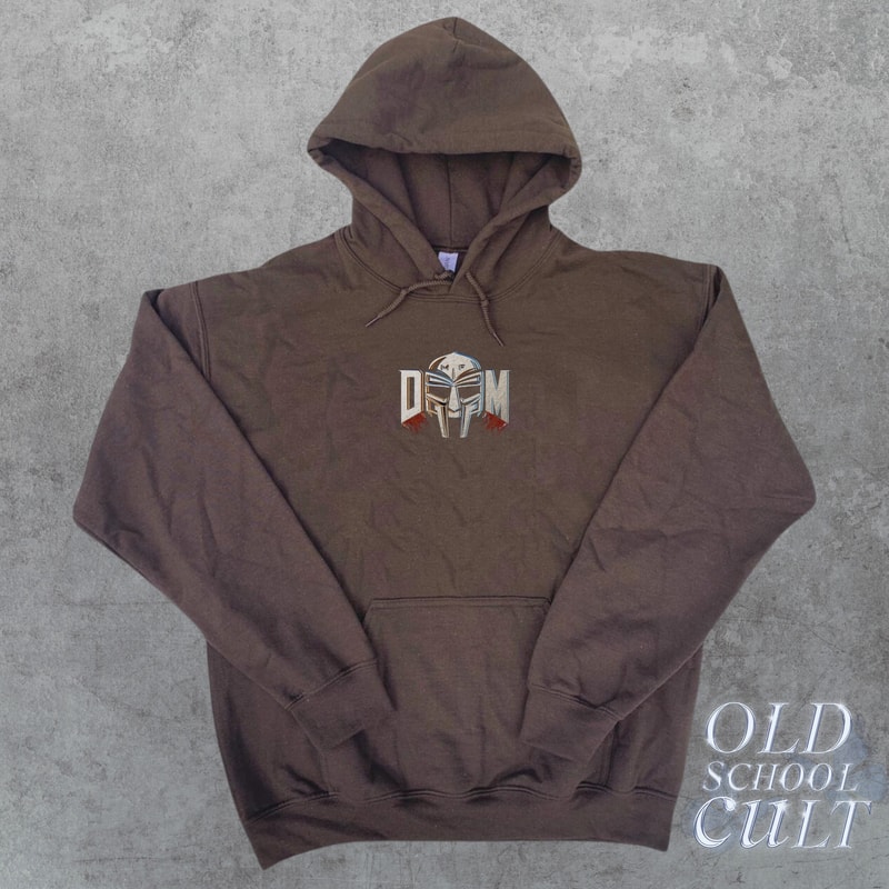 Mf Doom Vintage 90s Style Hoodie Retro y2k Graphic Hoodie Metal Face Hoodie Cute Unisex Sweater Brown Hoodie Birthday Gift - 1.jpg