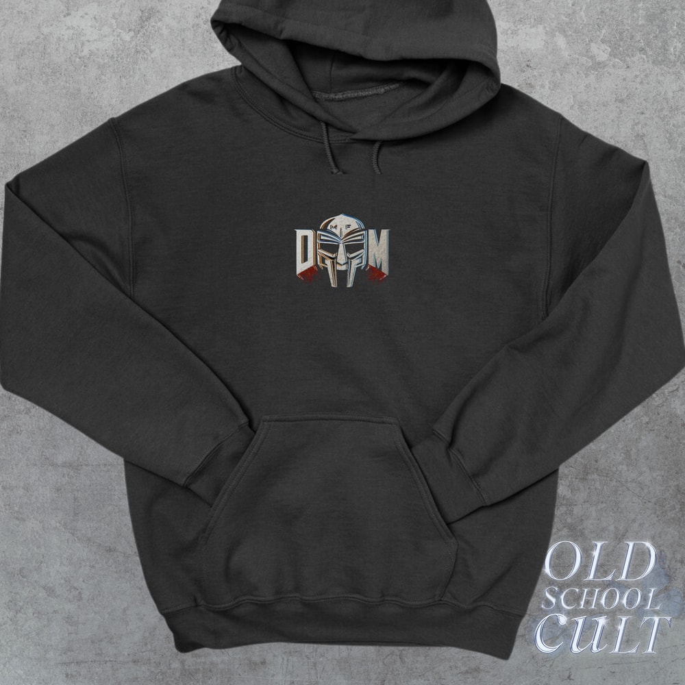 Mf Doom Vintage 90s Style Hoodie Retro y2k Graphic Hoodie Metal Face Hoodie Cute Unisex Sweater Brown Hoodie Birthday Gift - 2.jpg