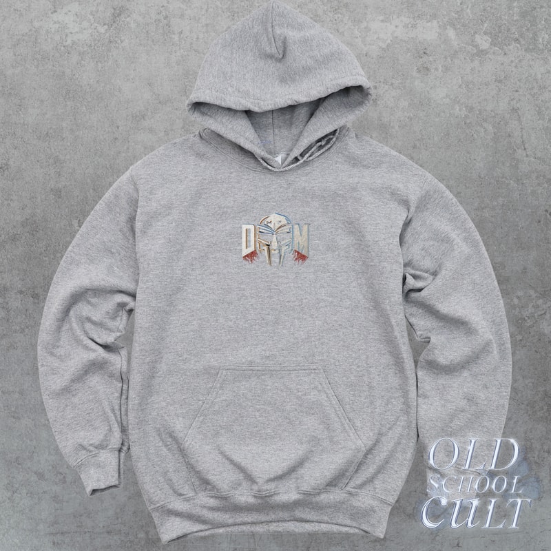 Mf Doom Vintage 90s Style Hoodie Retro y2k Graphic Hoodie Metal Face Hoodie Cute Unisex Sweater Brown Hoodie Birthday Gift - 4.jpg