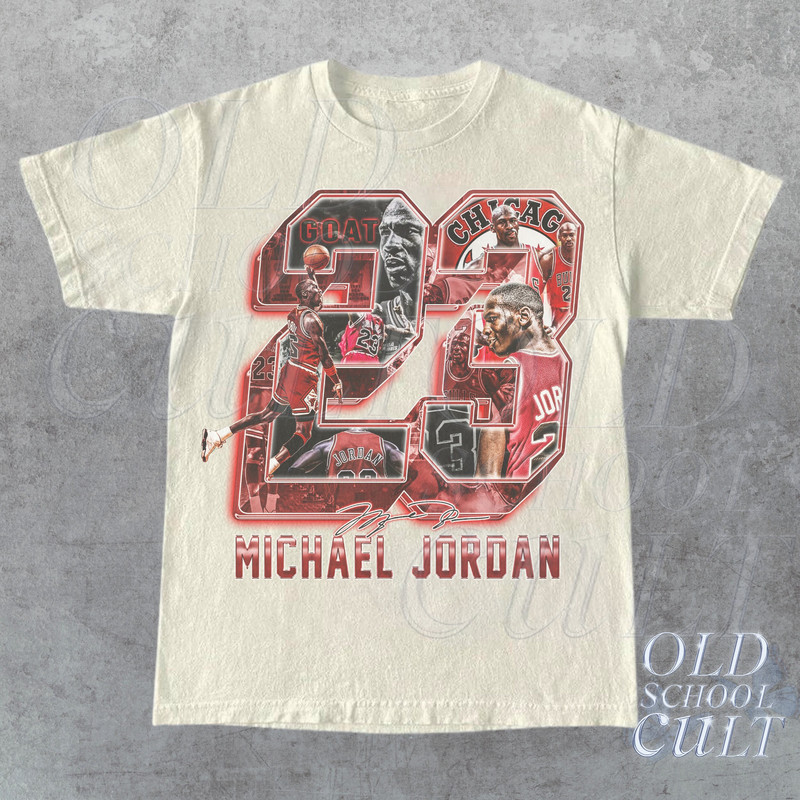 Michael Jordan Goat 90s Style Vintage T-Shirt, Retro Y2k Bootleg Tee, Vintage Sports Oversized Shirt, NBA Unisex Vintage Graphic Shirt, Gift - 1.jpg