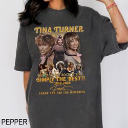 tina turner r.i.p. 2023 shirt, you're simply the best shirt, vintage tina turner shirt, rock n roll shirt, tina turner m