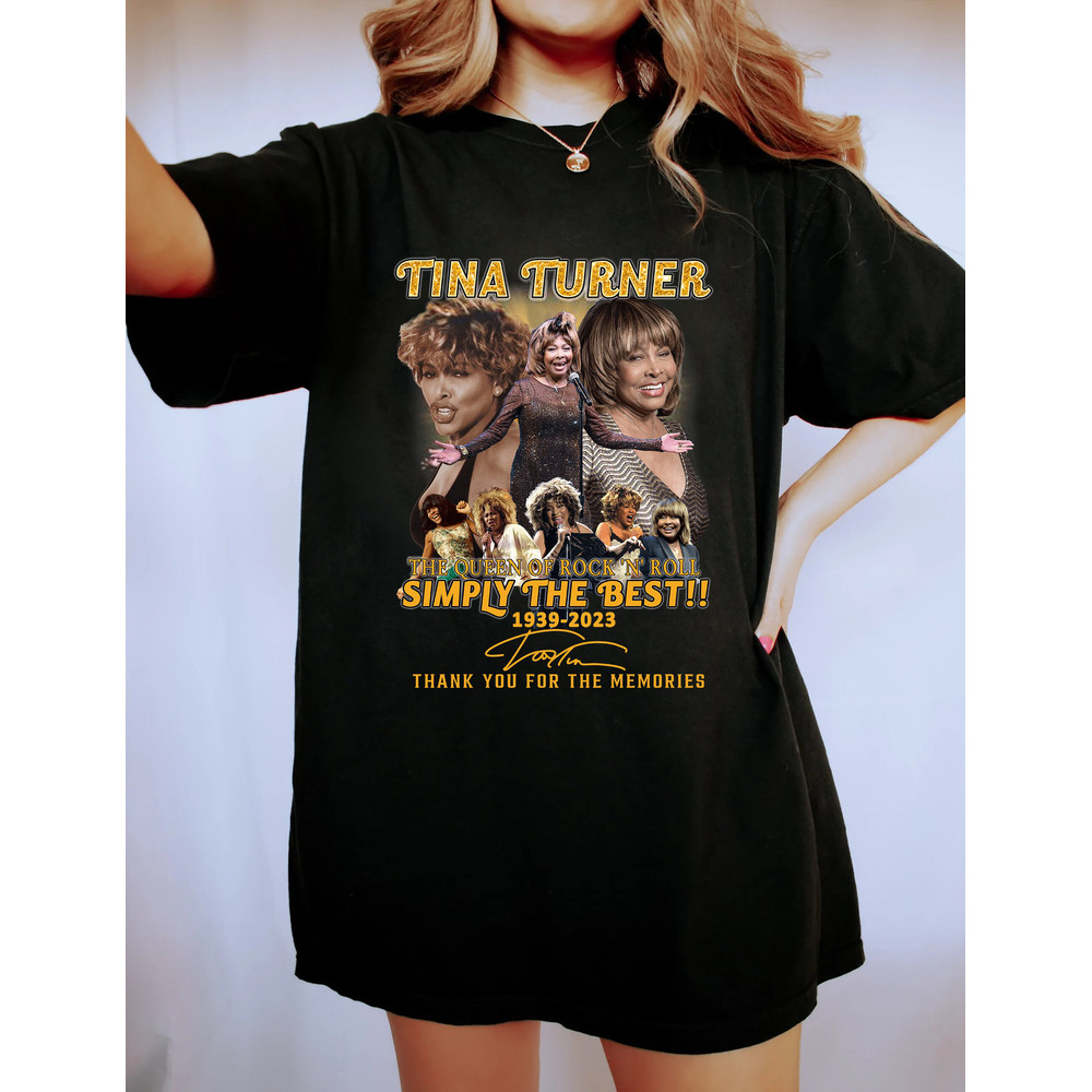 Tina Turner RIP 2023 Shirt, You're Simply The Best Shirt, Vintage Tina Turner Shirt, Rock N Roll Shirt, Tina Turner Musical Shirts - 3.jpg