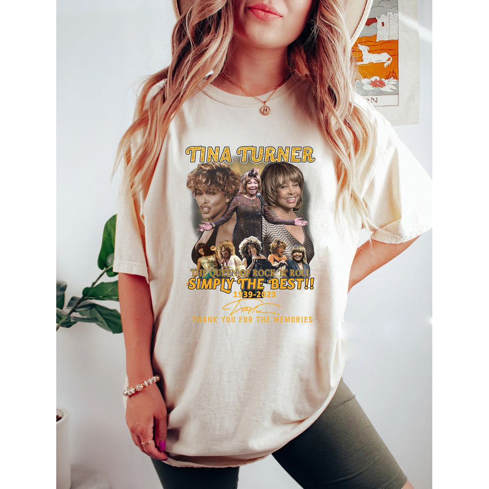 Tina Turner RIP 2023 Shirt, You're Simply The Best Shirt, Vintage Tina Turner Shirt, Rock N Roll Shirt, Tina Turner Musical Shirts - 4.jpg