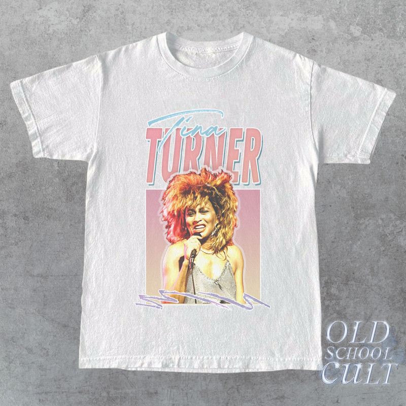Tina Turner Retro 80s Shirt, RIP Tina Turner Vintage Tee, Rocker Band Shirt, Tina Turner Merch, Queen Of Rock, Rock Gift, Vintage Gifts - 3.jpg