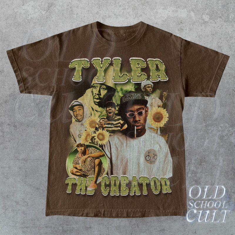 Vintage 90s Bootleg Inspired Shirt Washed Retro Graphic Tee Unisex Vintage Oversize T-Shirt Tyler The Creator Vintage Shirt Gift For - 2.jpg