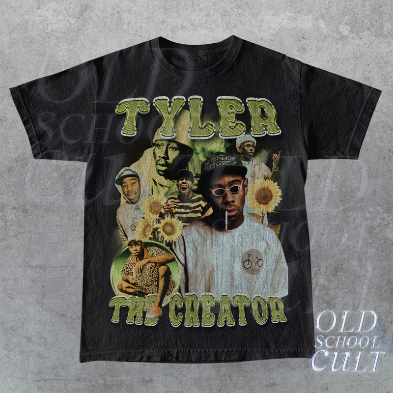 Vintage 90s Bootleg Inspired Shirt Washed Retro Graphic Tee Unisex Vintage Oversize T-Shirt Tyler The Creator Vintage Shirt Gift For - 4.jpg