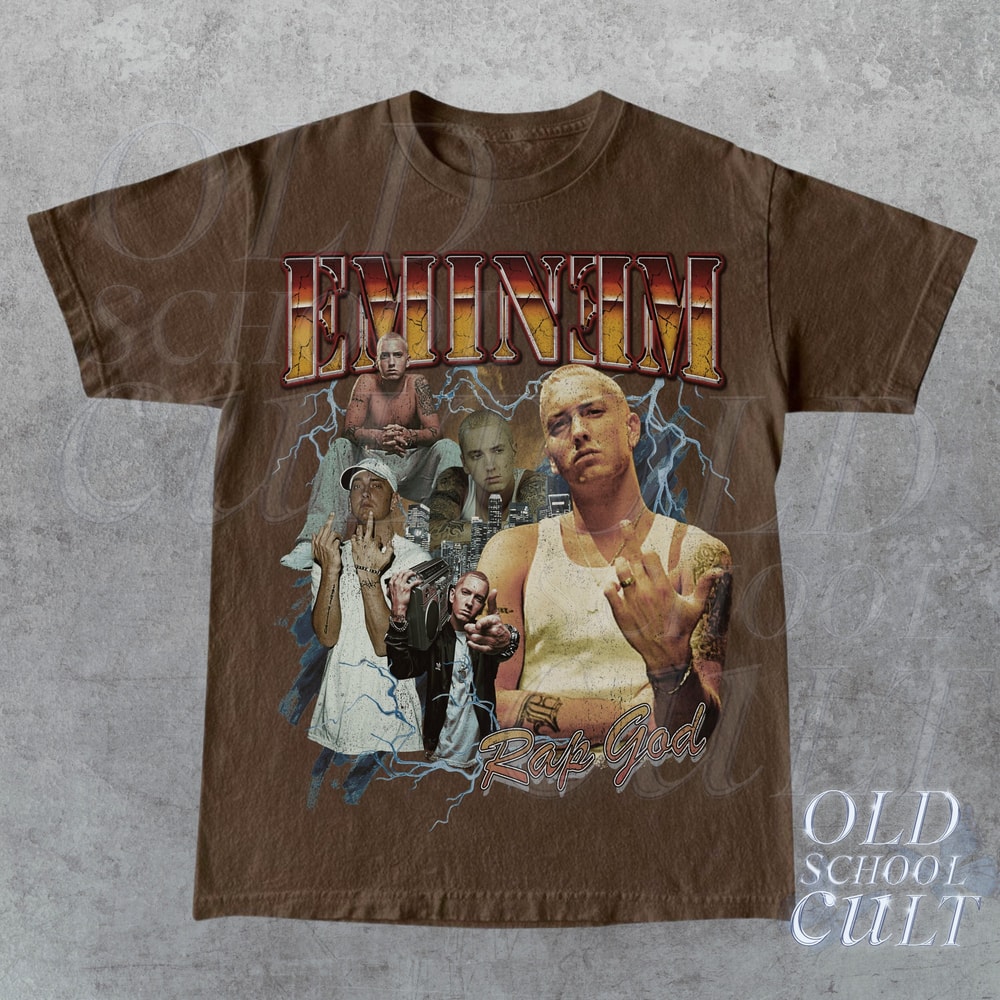 Vintage 90s Bootleg Style Eminem T-Shirt Oversized Unisex Retro Tee Vintage Graphic Shirt Unisex 90s T-Shirt Gift For Him Birthday - 1.jpg