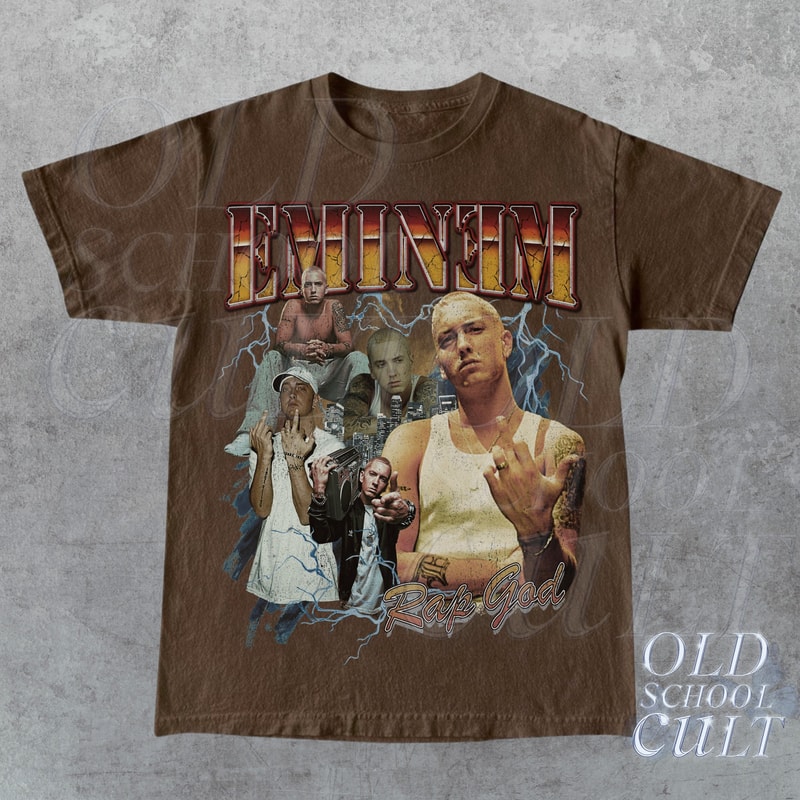 Vintage 90s Bootleg Style Eminem T-Shirt Oversized Unisex Retro Tee Vintage Graphic Shirt Unisex 90s T-Shirt Gift For Him Birthday - 1.jpg