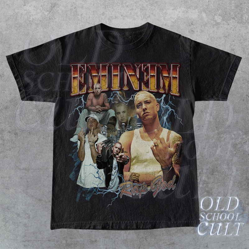 Vintage 90s Bootleg Style Eminem T-Shirt Oversized Unisex Retro Tee Vintage Graphic Shirt Unisex 90s T-Shirt Gift For Him Birthday - 2.jpg