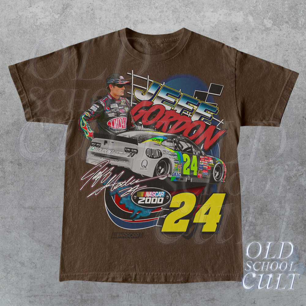 Vintage 90s Jeff Gordon Nascar Racing T-Shirt, Y2k Vintage Graphic Style Shirt, Retro Racing Graphic Tee, Unisex Race Shirt, Race Gift - 1.jpg