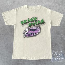 vintage 90s style frank ocean t-shirt, frank ocean shirt, retro greaphic tee, oversize hand drawing short sleeve t shirt