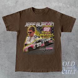 vintage 90s style jeff burton nascar racing t-shirt , unisex retro racing graphic tee , vintage nascar shirt , classic t