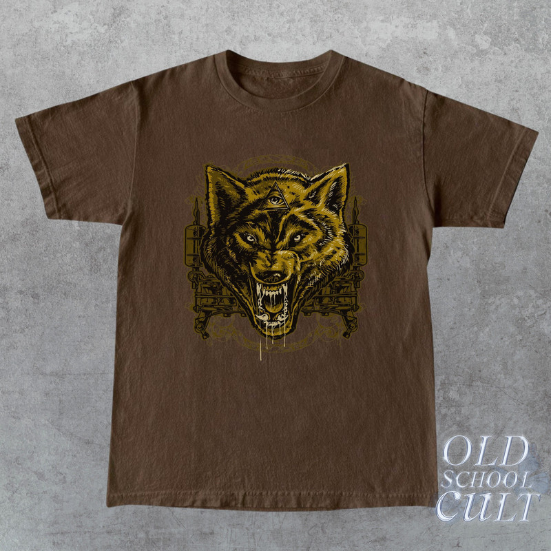 Wolf 90s Vintage Graphic T-Shirt Retro Oversize Unisex Shirt Wolf Graphic Tee Alpha T-Shirt Birthday Gift Cute Tee Wolf Graphic - 1.jpg
