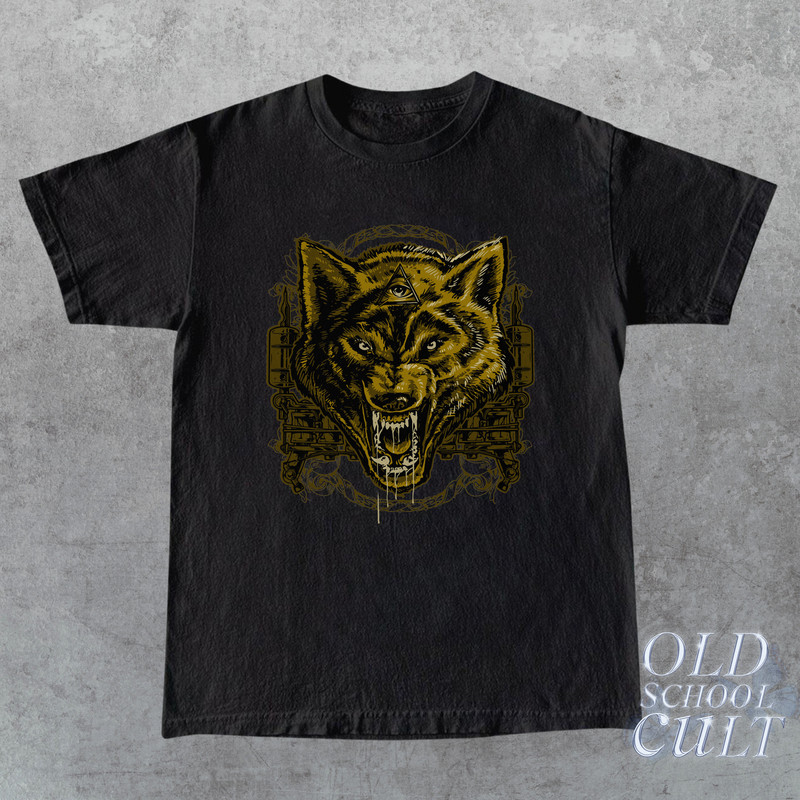 Wolf 90s Vintage Graphic T-Shirt Retro Oversize Unisex Shirt Wolf Graphic Tee Alpha T-Shirt Birthday Gift Cute Tee Wolf Graphic - 2.jpg