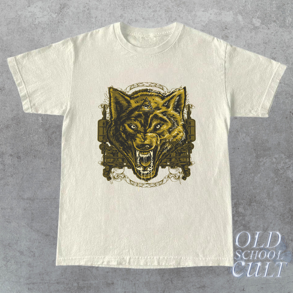 Wolf 90s Vintage Graphic T-Shirt Retro Oversize Unisex Shirt Wolf Graphic Tee Alpha T-Shirt Birthday Gift Cute Tee Wolf Graphic - 3.jpg