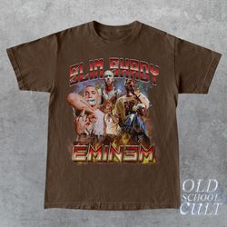 limited 90s vintage bootleg style t-shirt , eminem slim shady oversized shirt , retro unisex graphic tee , hip hop tees