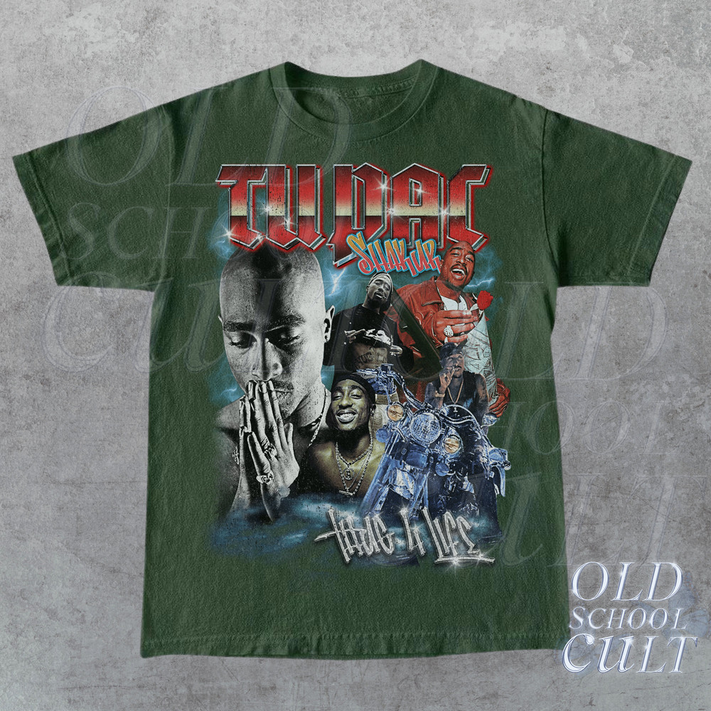 Vintage 90s Bootleg Style T-Shirt Retro Graphic Unisex Tee 2 Pac Vintage T-Shirt Hip Hop Unisex Shirt Vintage Graphic Tee Gift For - 5.jpg