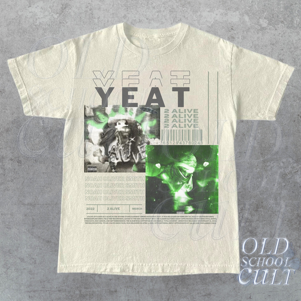Yeat 90s Inspired T-Shirt  Oversize Unisex Graphic Rap Tee  Yeat Vintage Y2k Style Shirt  Yeat Merch  Music Gift - 1.jpg