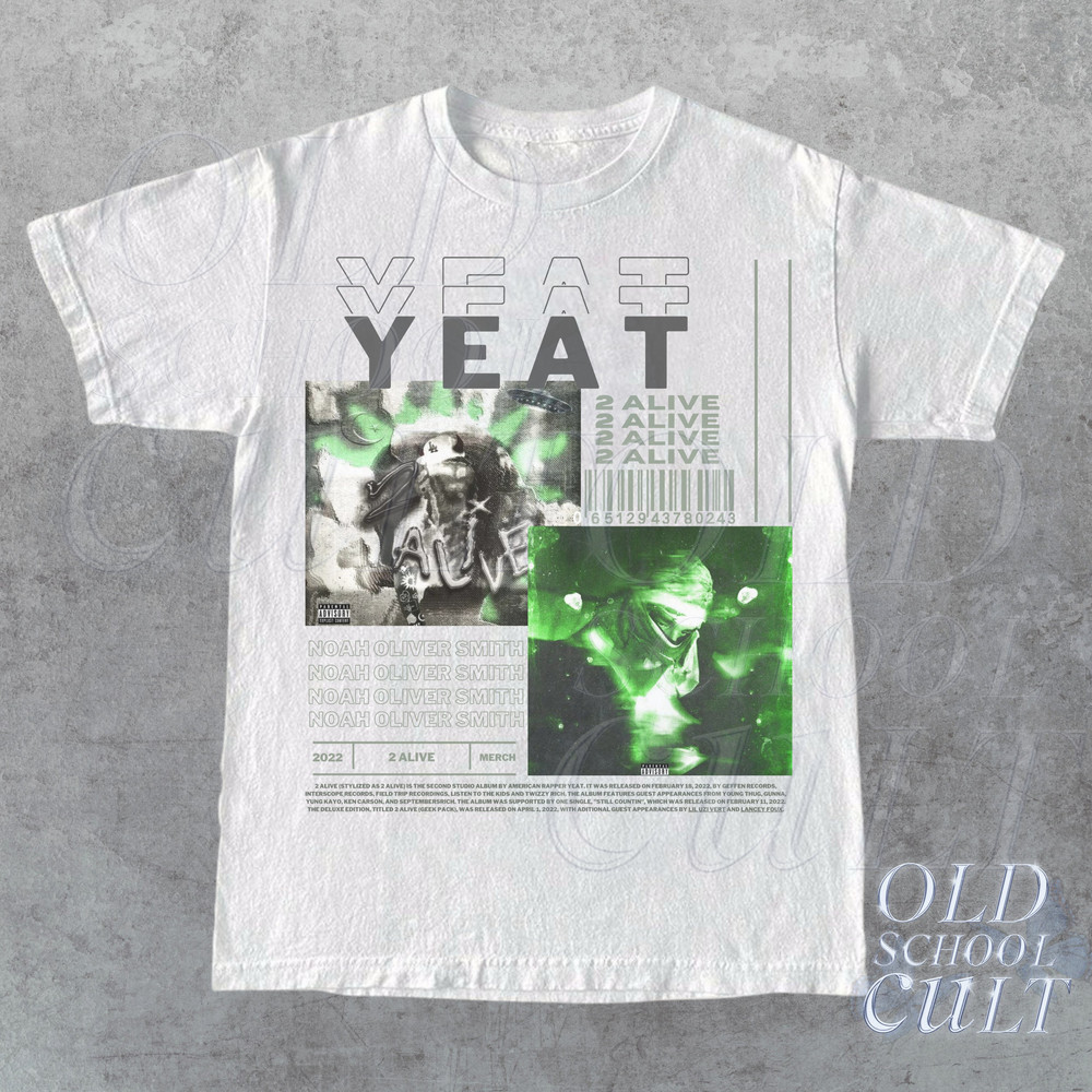 Yeat 90s Inspired T-Shirt  Oversize Unisex Graphic Rap Tee  Yeat Vintage Y2k Style Shirt  Yeat Merch  Music Gift - 2.jpg