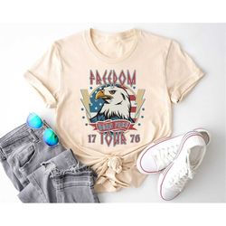 retro 4th of july shirt, patriotic eagle shirt, red white and blue, patriotic family shirt, fourth of july shirt, indepe
