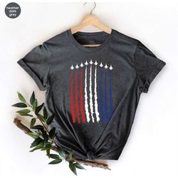 red white blue air force shirt, 4th of july air force flyover shirt, 4th of july tshirt, american flag tote bag, patriot