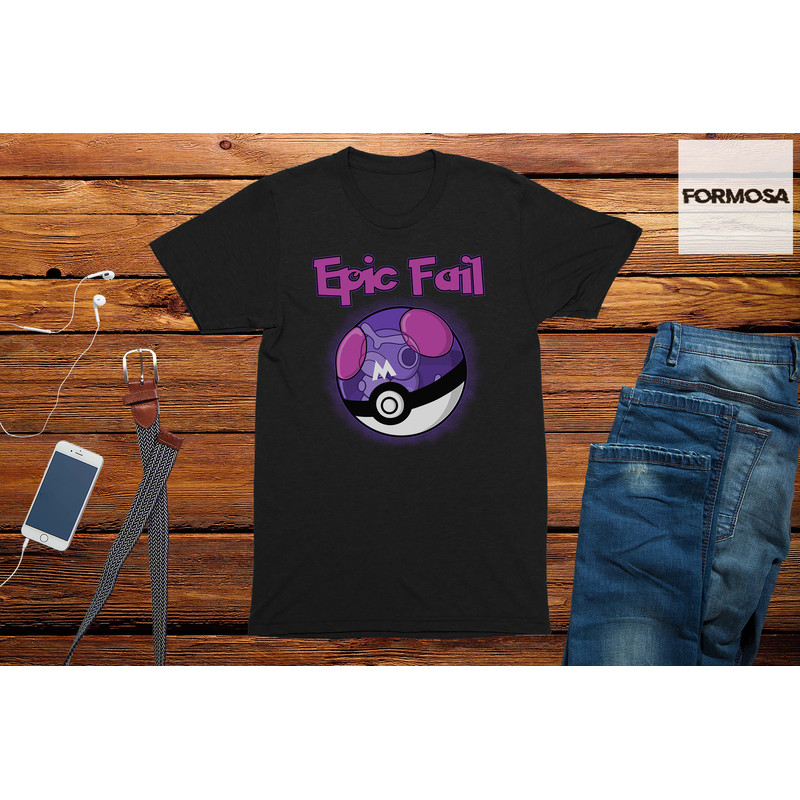 Epic Fail  Adults Unisex Master Anime T-Shirt, anime girl shirt, graphic t-shirt, Japanese, youth anime shirt, full print t-shirt, - 1.jpg