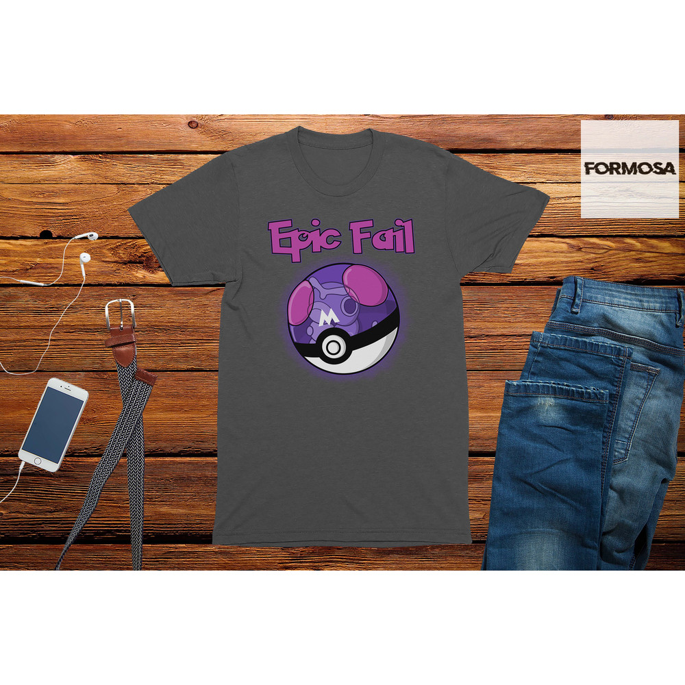 Epic Fail  Adults Unisex Master Anime T-Shirt, anime girl shirt, graphic t-shirt, Japanese, youth anime shirt, full print t-shirt, - 2.jpg