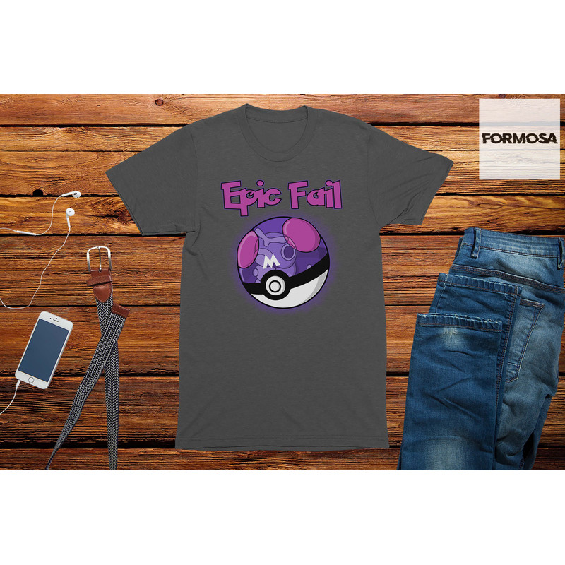 Epic Fail  Adults Unisex Master Anime T-Shirt, anime girl shirt, graphic t-shirt, Japanese, youth anime shirt, full print t-shirt, - 2.jpg