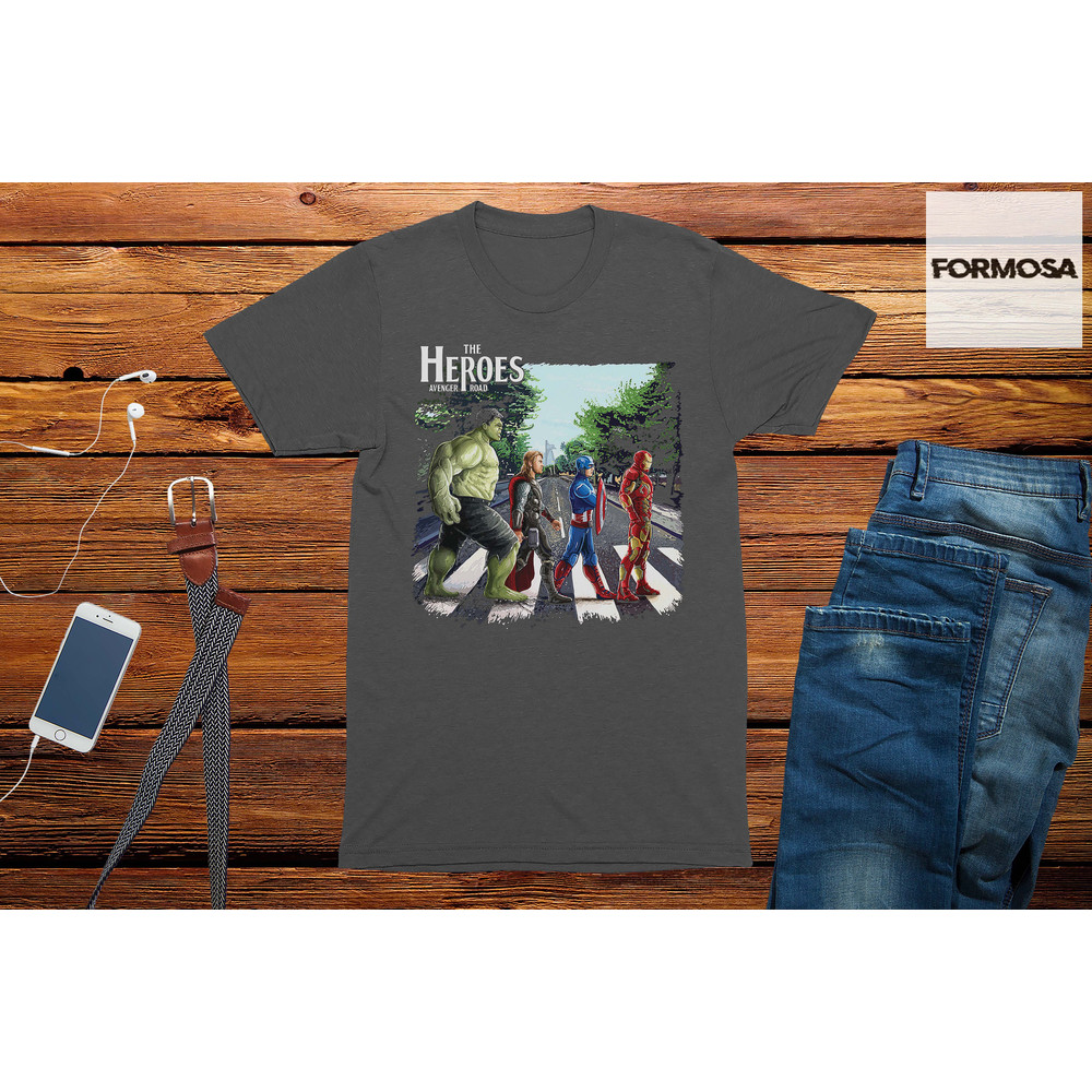 Heroes Road Adults Unisex Superhero T-Shirt, - 2.jpg