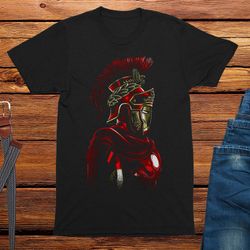 iron roman soldier adults unisex t-shirt, mens t-shirt, top, fashion, adults tshirt, graphic tee, novelty, mens comedy t