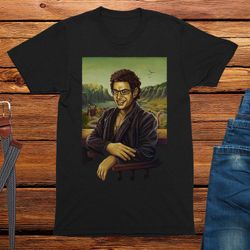 jurassic malcom painting adults unisex t-shirt, funny t-shirts mens, funny graphic tees, cool mens tshirt, comedy t shir