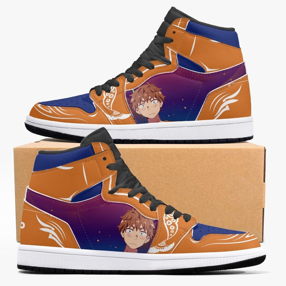 Rent A Girlfriend Kazuya Kinoshit JD1 Shoes, Sakata Gintoki Gintama Jordan 1 Shoes, Sakata Gintoki Gintama Sneaker Shoes