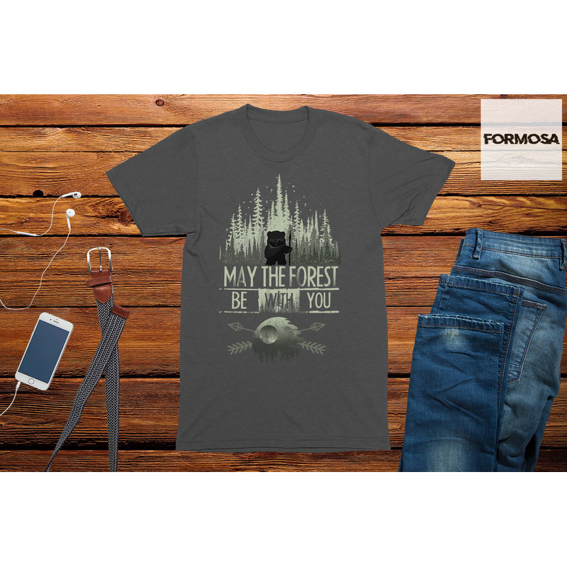 May The Forest Be With You T-Shirt men's funny tshirt - 2.jpg