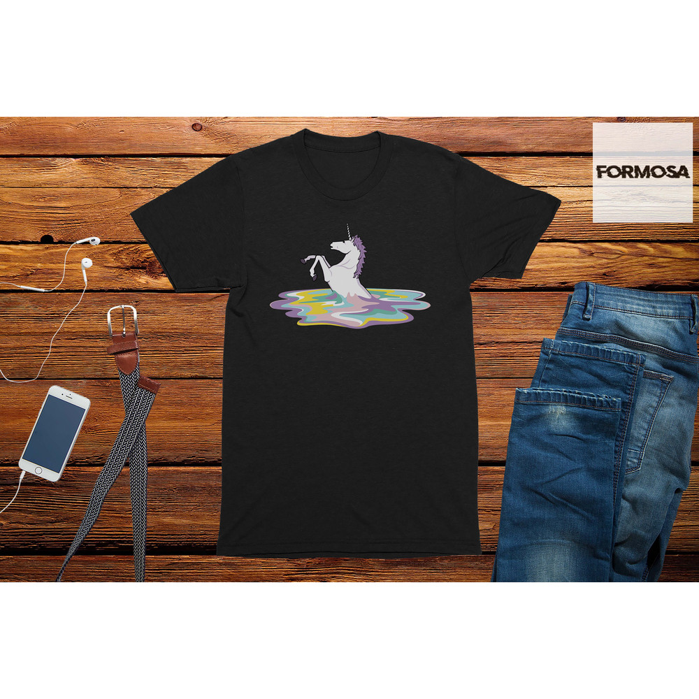 Melting Enchanted Unicorn T-Shirt funny shirts for men - 1.jpg