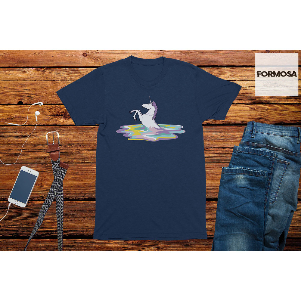 Melting Enchanted Unicorn T-Shirt funny shirts for men - 3.jpg