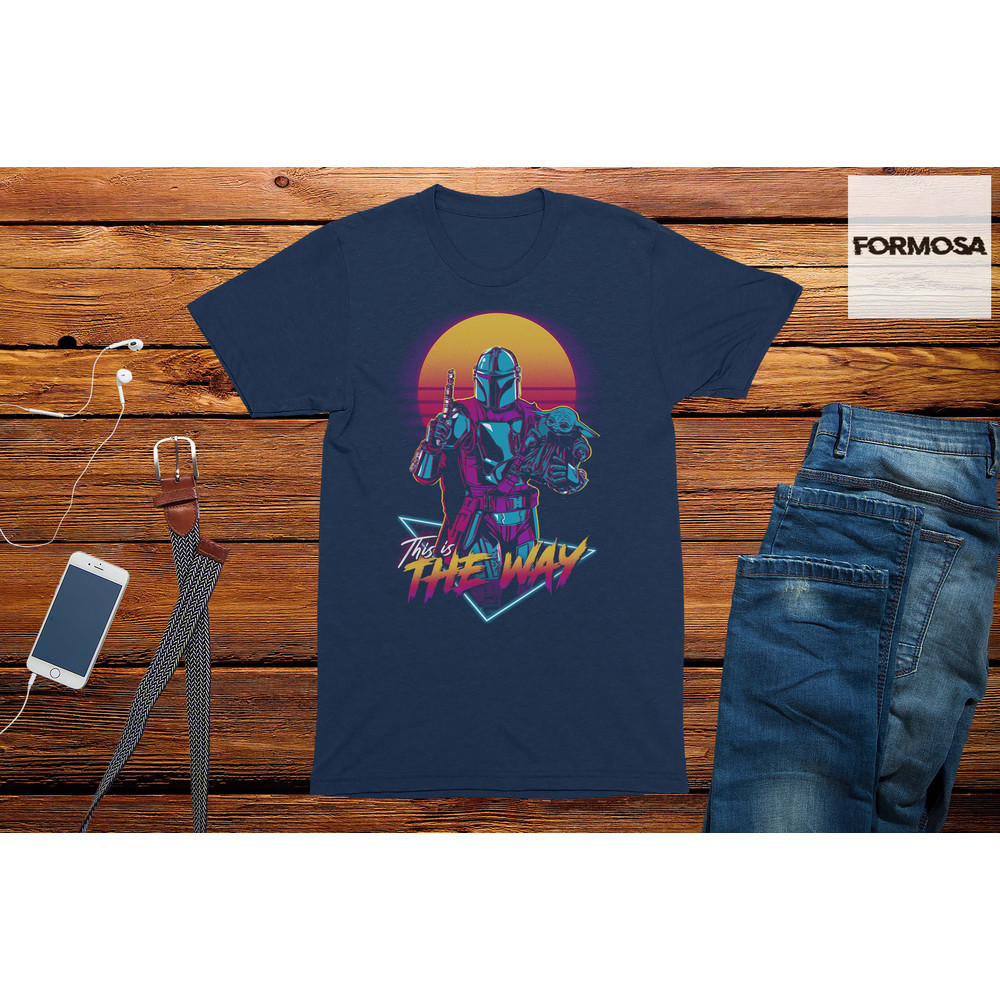 Neon Sunset This is The Way Mens T-Shirt, Geek Sci Fi Nerd Gift For Men - 3.jpg