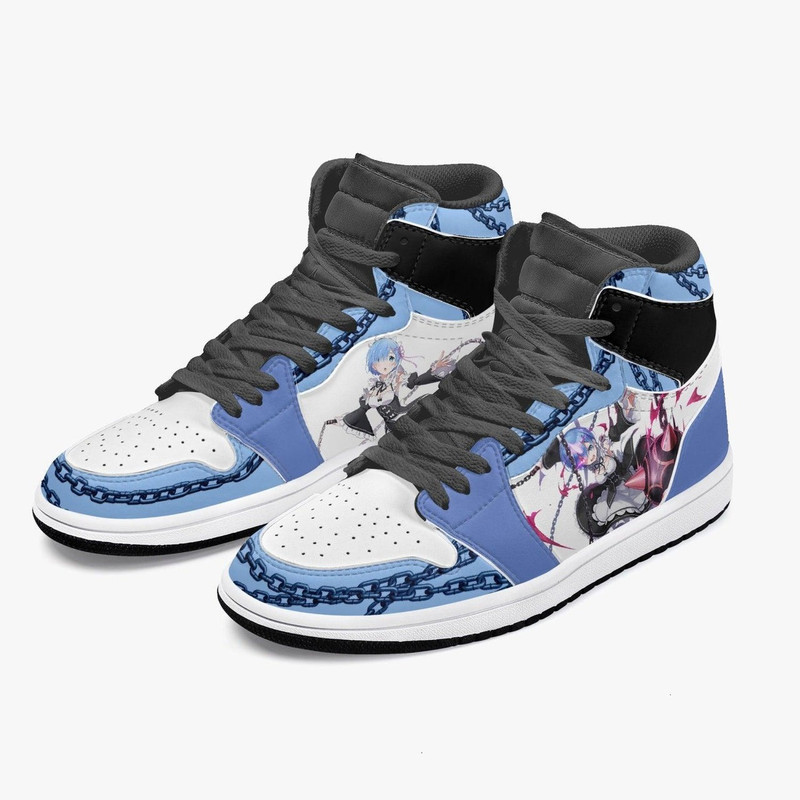 Re:Zero Rem JD1 Shoes, Sakata Gintoki Gintama Jordan 1 Shoes, Sakata Gintoki Gintama Sneake