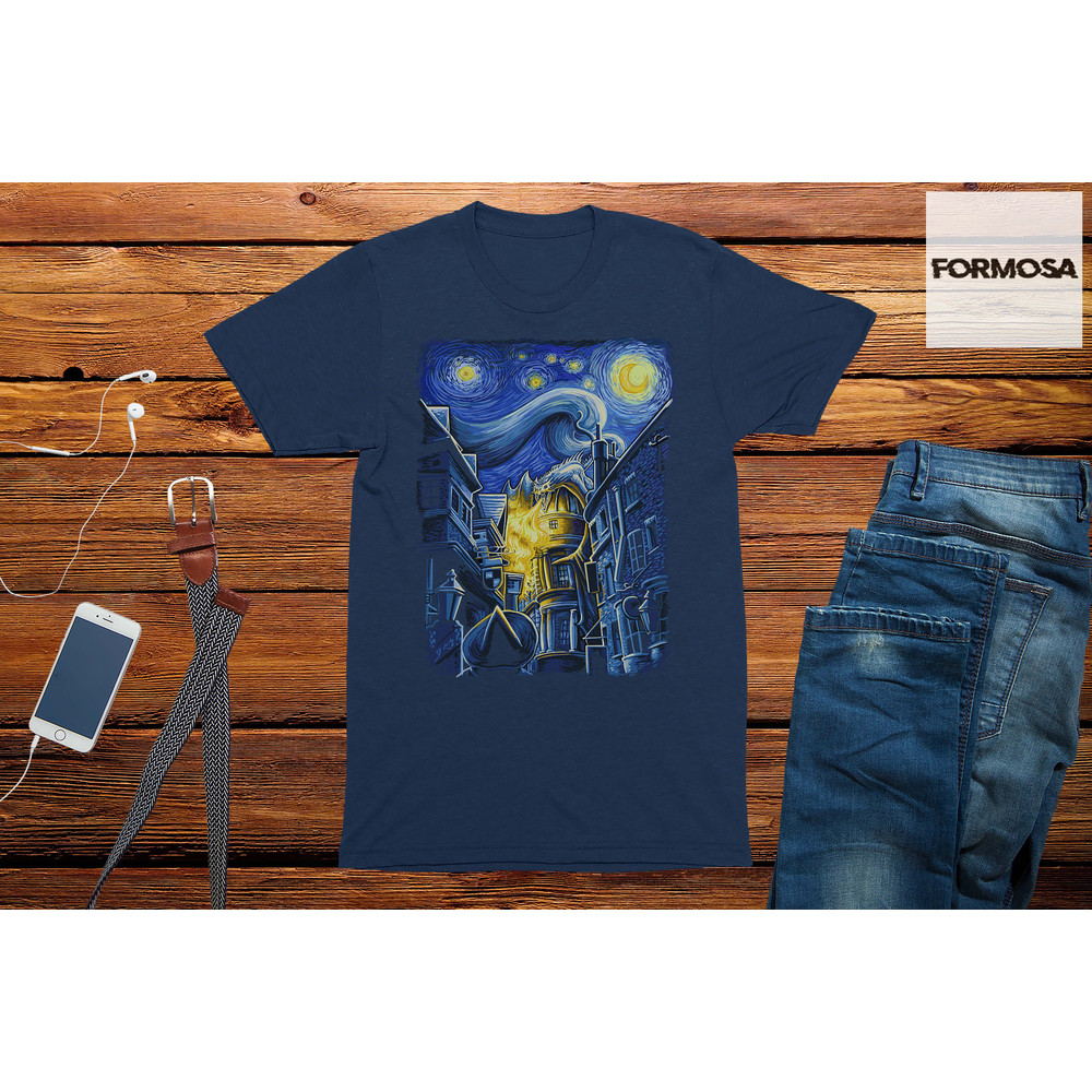 Starry Wizards Alley Adults Unisex T-Shirt - 3.jpg