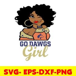 Go Dwags girl, svg, png, eps, dxf, NCAA teams