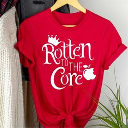 rotten to the core shirt, disney shirt for women, descendants shirt, snow white shirt, evil queen shirt