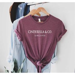 cinderella company est 1950 t-shirt, girl gang gift, girls in the disney, gift for disney vacation, custom tee, family t