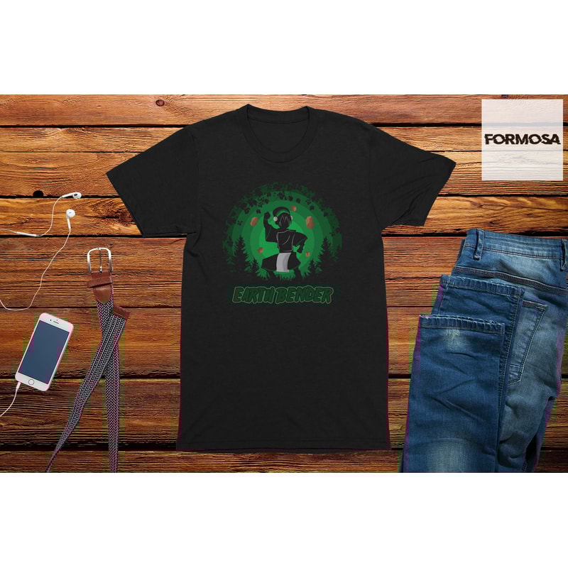 Earth Bender Adults Unisex Anime T-Shirt, anime collection, anime t-shirt girls, anime t-shirt boys, anime shirt, manga t-shirt, graphic tee - 1.jpg