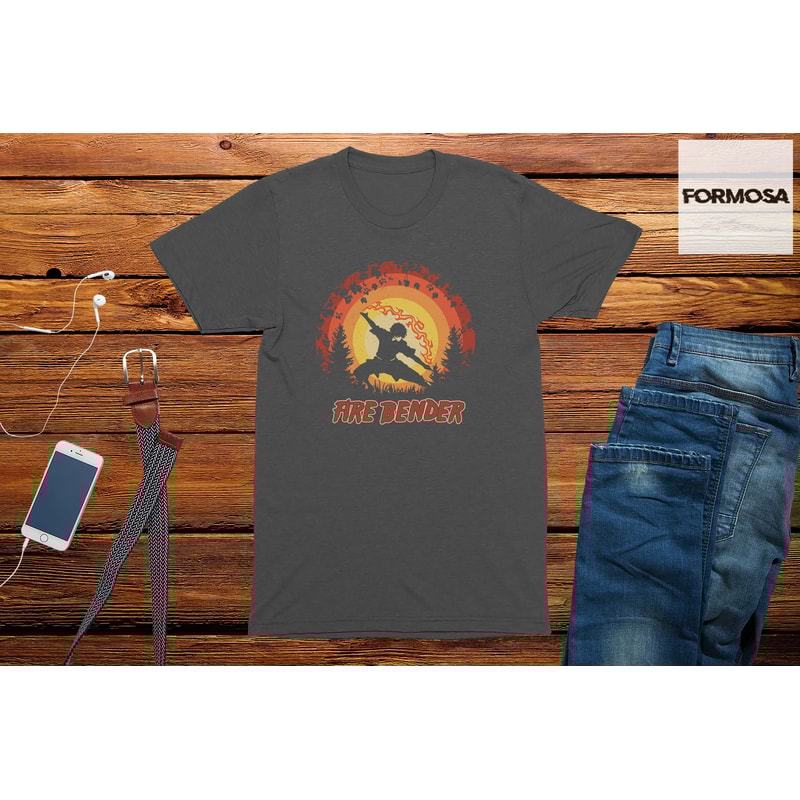 Fire Bender Adults Unisex Anime T-Shirt, anime collection, anime t-shirt girls, anime t-shirt boys, anime shirt, manga t-shirt, graphic tee - 2.jpg