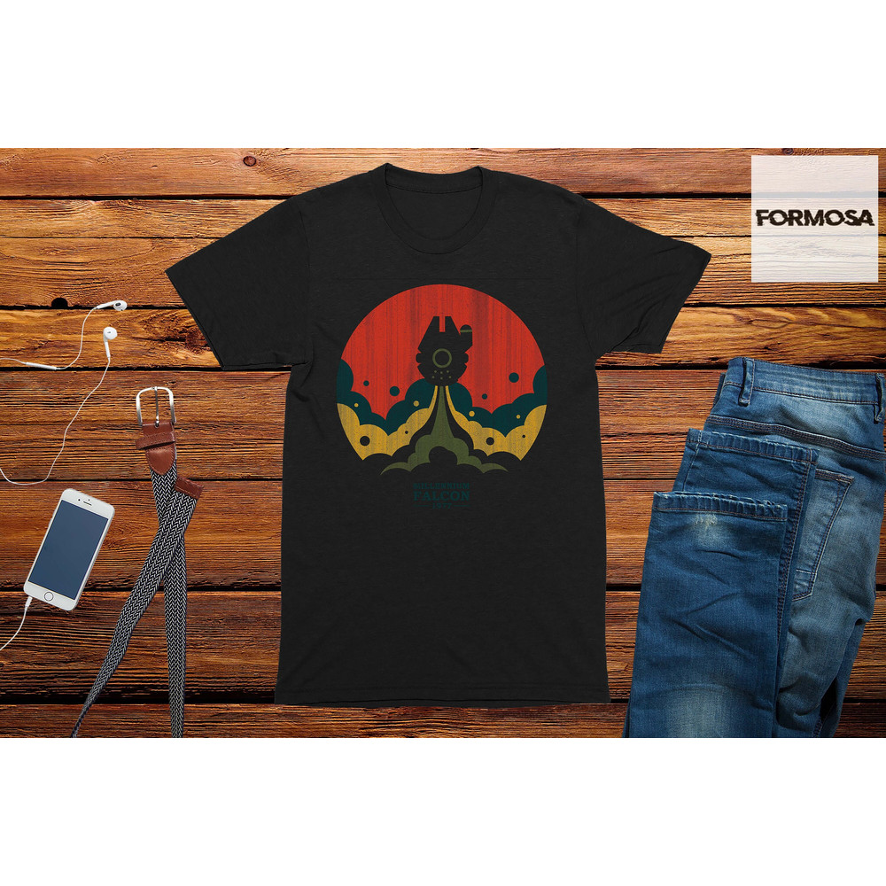 Falcon 77 Adults Unisex T-Shirt, funny shirt, nerd, sci fi, graphic tee, cool t-shirt, science fiction, gift for him - 1.jpg