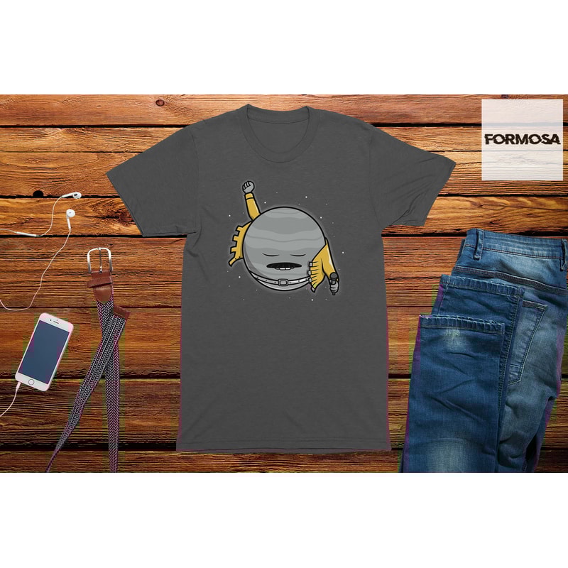 Freddy Mercury Planet Adults Unisex T-Shirt, graphic tee, novelty, men's comedy t-shirt, birthday t-shirt, black t-shirt - 2.jpg