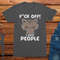 I Hate People Adults Unisex Funny Cat T-Shirt - 2.jpg