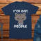 I Hate People Adults Unisex Funny Cat T-Shirt - 3.jpg