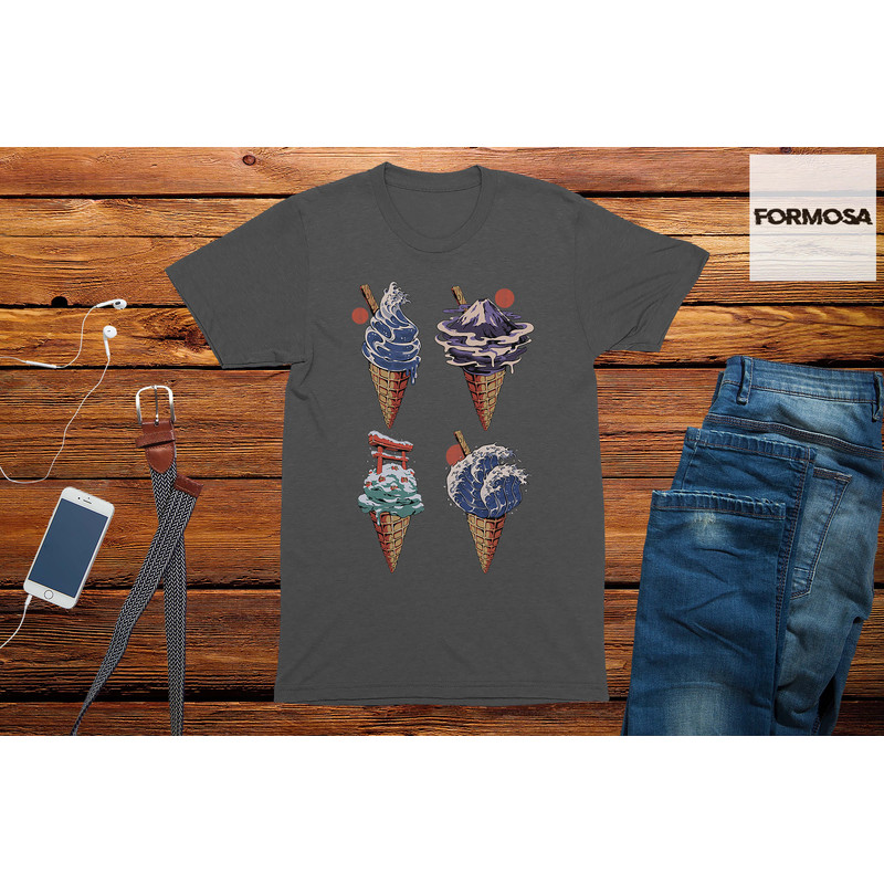 Japanese Ice Cream Adults Unisex T-Shirt, novelty graphic tee, anime girl shirt, anime clothing, birthday gift, hentai shirt - 2.jpg