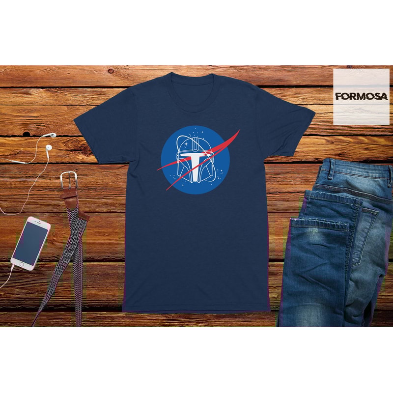 Mandalorian Space Agency T-Shirt Funny Slogan Tee Shirt Gift For Men - 1.jpg